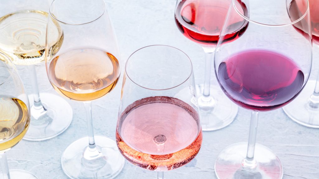 wine and colours