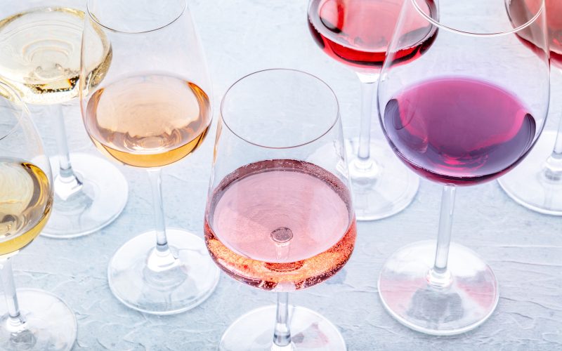 wine and colours