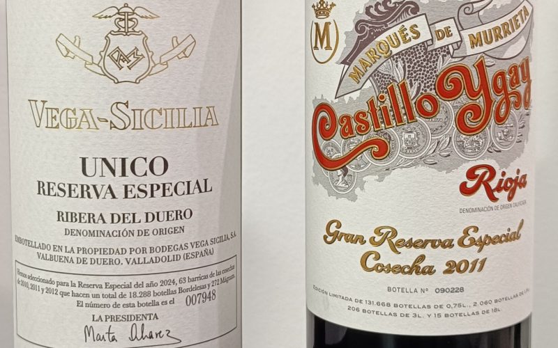Único Reserva Especial 2024 & Castillo de Ygay 2011
