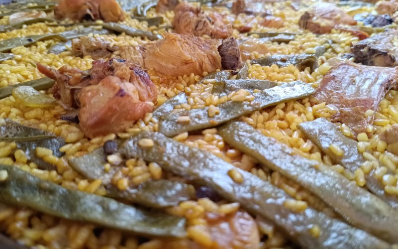vino maridado con paella